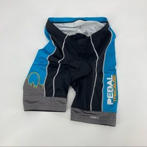 Primal Ride For A Cure Logo Padded Cycling Shorts - XL